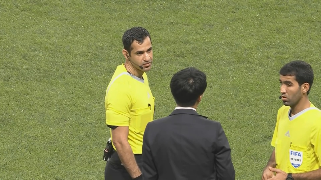  賈西姆執(zhí)法亞冠海港客戰(zhàn)神戶勝利船，此前主哨國足0-7日本