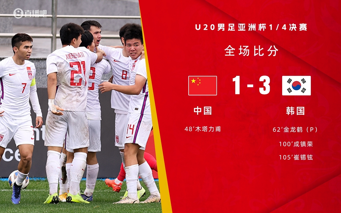  復(fù)仇！U22國足絕殺復(fù)仇韓國，2年前U20亞洲杯加時憾負(fù)無緣世青賽
