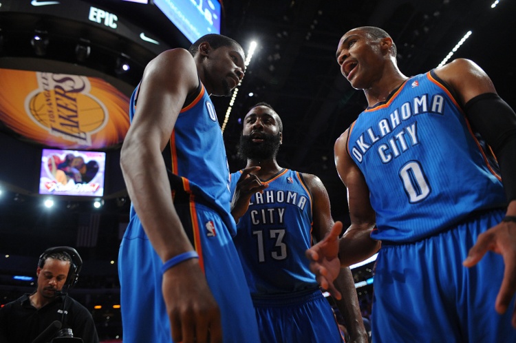  雷霆三少得分全部進(jìn)入歷史前20！他們是NBA歷史最大的如果嗎？